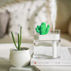 Cactus Ultrasonic Air Humidifier & Essential Oil Diffuser