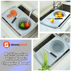 Multifunctional Collapsible Kitchen Plastic Cutting Board