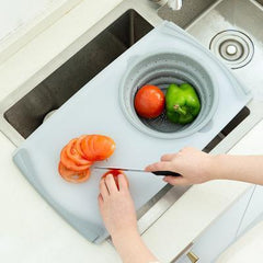 Multifunctional Collapsible Kitchen Plastic Cutting Board