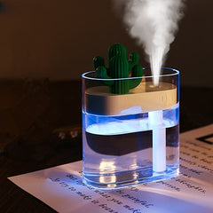 Cactus Ultrasonic Air Humidifier & Essential Oil Diffuser