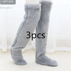 Fuzzy Over Knee High Winter Warm Socks