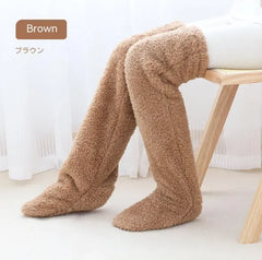 Fuzzy Over Knee High Winter Warm Socks